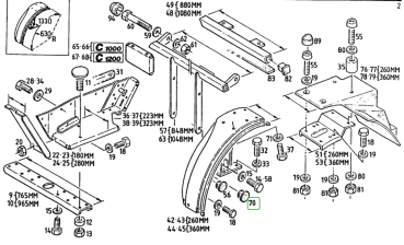 Preview: Deckel f. Armaturentafel / Kotflügel Deutz 0237 2747